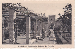 RABAT JARDINS DES OUDOAIAS LA PERGOLA ,PERSONNAGES  REF 75209 - Rabat