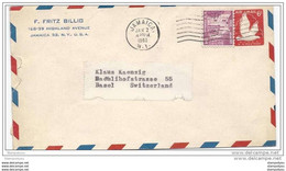 96 - 14 - Entier Postal Envoyée De Jamaica En Suisse 1963 - 1961-80