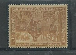 Portugal 1898,Africa,#8 Caminho Da India 150rs Bistre Novo C/ch Algum Oxido L141 - Neufs