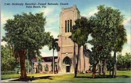 Florida Palm Beach Bethesda By-The-Sea Epsicopal Church Curteich - Palm Beach