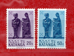 (MN1) KATANGA **- 1961 -  YVERT. 53-54 .  MNH. - Katanga