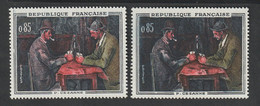 Variétés - 1961   -  N°1321  - Chiffres En Blancs    -      Neuf Sans Charnière - Unused Stamps