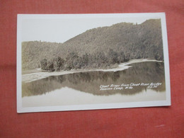 RPPC   Cheat River From Cheat River Bridge Dowson Camp.    West Virginia >   Ref 5610 - Sonstige & Ohne Zuordnung