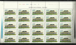 Ark**  Fi  2414  Z Pustopolemi ** MNH  Automobile Polonez  Pologne Polska Poland Poland Polonia - Volledige Vellen