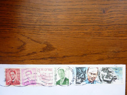 Oblitération 2022    5 Timbres En Francs  Sur Lettre - Used Stamps