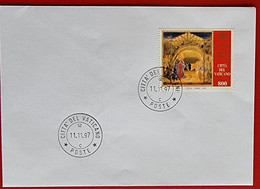 VATICANO VATIKAN VATICAN 1997 CHRISTMAS NATALE WEIHNACHTEN FDC POSTE VATICANE UFN - Briefe U. Dokumente