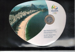 Brazil 2016 Olympic Games Rio De Janeiro Interesting Coin - Eté 2016: Rio De Janeiro