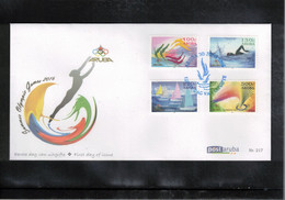 Aruba 2016 Olympic Games Rio De Janeiro FDC - Eté 2016: Rio De Janeiro