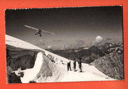 ZPN-39  Avion à L'atterrissage Sur Le Glacier Des Grands Trient Sur Martigny. ANIME. Darbellay 5606 Circulé 1963 - Martigny