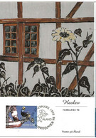 Finland Aland 1998 Souvenir Card From Åland At Nordjunex 98 In Haslev, 27.-29. March 1998, Mi 136 Ride On Moped - Storia Postale