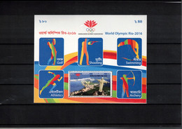 Bangladesh 2016 Olympic Games Rio De Janeiro Block Postfrisch / MNH - Eté 2016: Rio De Janeiro