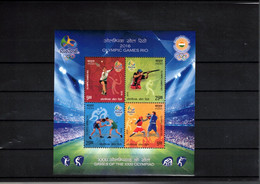 India 2016 Olympic Games Rio De Janeiro Block Postfrisch / MNH - Summer 2016: Rio De Janeiro