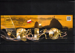 Poland / Polska 2016 Olympic Games Rio De Janeiro Block Postfrisch / MNH - Eté 2016: Rio De Janeiro
