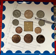 Belgium 1999 10 Coins Mint Set (+ Token) "Post" BU - FDC, BU, BE, Astucci E Ripiani