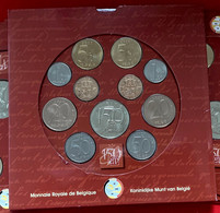 Belgium 2000 10 Coins Mint Set (+ Token) "Belgian Bank" BU - FDC, BU, Proofs & Presentation Cases