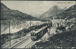 Suisse - GR Bernina Hospiz - Bahnhof - Bernina Bahn BB - RhB - Poschiavo - Poschiavo