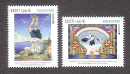 EUROPA CEPT– Myths Kalevipoeg 2022 Estonia MNH Stamps  Mi 1043-4 - 2022