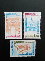 FRANKREICH UNESCO MI-NR. 24-26 POSTFRISCH(MINT) UNESCO WELTERBE 1981 BUDDHA-STATUE - Unused Stamps
