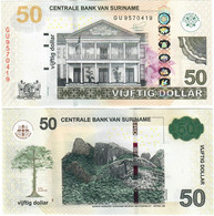 Suriname 50 Dollars 2020 UNC - Surinam