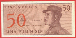 Indonésie - Billet De 50 Sen - 1964 - Neuf - P94a - Indonésie