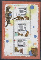 R11. Guinea MNH 2013 Fauna - Predatory Cats - Sonstige & Ohne Zuordnung