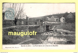 78 YVELINES / BEYNES / LE PONT BARRA ET LE GUÉ DE LA MAULDRE / 1907 - Beynes