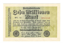 *berlin 10 Millionen  Mark   22/8/1923   106a  Unc - 10 Mio. Mark