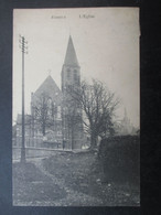 CP BELGIQUE (V2210) ESNEUX (2 Vues) L'Eglise Marcophilie ESNEUX Et HERVE ET JEMEPPE SUR MEUSE 1913 - Esneux