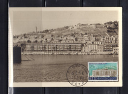 1957 TAMPONNEE MF " SETE " Sur Carte Maximum N° YT 1155. Voir Les 2 Scans. CM A SAISIR ! - 1950-1959