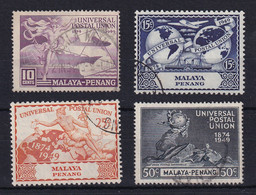 Malaya - Penang: 1949   U.P.U.     Used - Penang