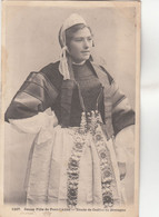 B1921) JEUNE FILLE De PONT L` ABBE - Etude De Coiffes De BRETAGNE Old !! 1904 - Pont L'Abbe