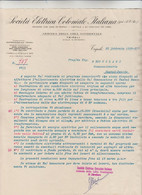 Società Elettrica Coloniale Italiana - Azienda Italiana Della Libia Occidentale - Tripoli  22 Febbraio 1936 - Italia