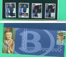 1999    SERIE SNCB  LE  PERSO DU TRAIN  ---en Uniforme------------  4 TIMBRES  NON OBLITERES  En Pochette - 1991-2000