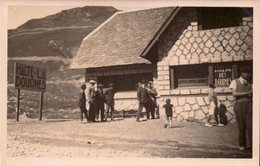 ANDORRE. Carte-photo.  -  Poste Des Douanes Au Pas De Las Casas . (scans Recto-verso) - Andorra