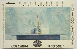 Colombia $10,500 Santiago Cardenas "Mesa Azul Con Sobre" - Kolumbien