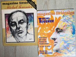 Michel Tournier  : 2  N° Du Magazine Littéraire (N°138/226  - 1978/86) - Wholesale, Bulk Lots