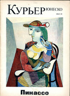 Unesco Kurier Courier Januar 1981 Pablo Picasso Russische Ausgabe - Painting & Sculpting