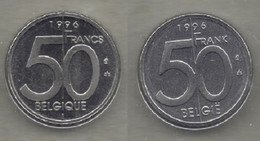 50 Frank 1996 Frans+vlaams * Uit Muntenset * FDC - 50 Francos