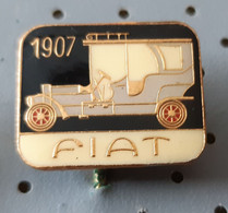 FIAT 1907  Car Logo  Vintage Pin Badge - Fiat