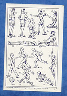 Ecole Planche A.m Besson  Hachette Planche Pour L'enseignement Des Langues Vivantes Thème Le Sport La Gymnastique - Original Drawings
