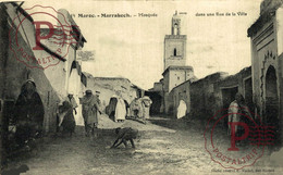 Marrakech - Mosquée Dans Une Rue De La Ville  MARRUECOS MAROC - Marrakech