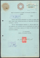 1944 Tax Fiscais PORTUGAL-MOZAMBIQUE Scriptophilie Deferimento, Deferral W/ Tax Stamps Beira Province Of Manica E Sofala - Unclassified