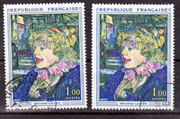 France  1426 Cheveux Bleus Et Verts  TB Oblitéré Used - Oblitérés