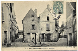 E2 Loir Et Cher 41 SAINT AIGNAN Place De La Raquette 1906 TBE - Saint Aignan