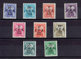 Réunion - Taxe N°36/44 XX TTB - Timbres-taxe