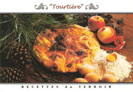 Recette De Cuisine CPM Tourtiere , éditions René Recettes Du Terroir N°20028 - Recettes (cuisine)