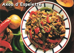 Recette De Cuisine CPM Axoa D' Espelette Les Délices Du Pays Basque , édition Alys N°33 - Recettes (cuisine)