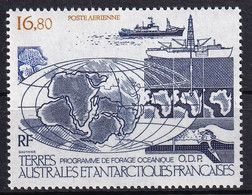 MiNr. 229 Franz. Geb. I. D. Antarktis1987, 1. Jan. Ozeanisches Erdöl-Bohrprogramm (ODP) - Postfrisch/**/MNH - Schiffahrt