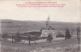 GERBEVILLER LES ENVIRONS MONUMENT A LA MEMOIRE DU 36EME COLONIAL (dil130) - Monuments Aux Morts