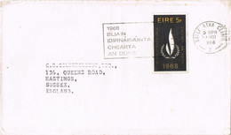 44890. Carta BAILE ATHA CLIATH (Dublin) Irlanda 1968. Año Internacional Derechos Humanos - Covers & Documents